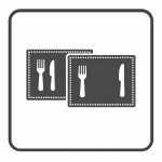 Toalhetes individuais de mesa